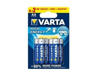 Battery Aa He 6pcs Alkaline Varta
