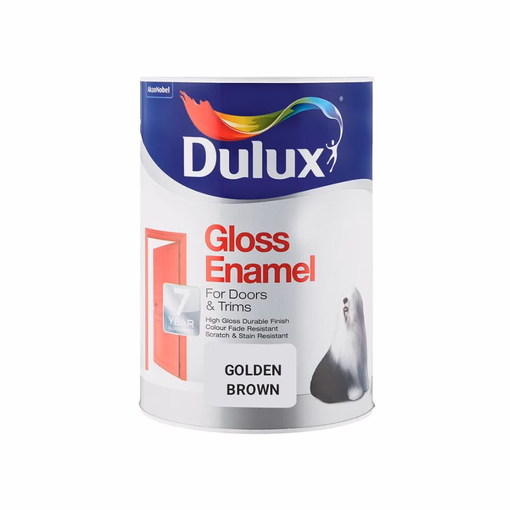 Dulux Gloss Golden Brown – 5lt