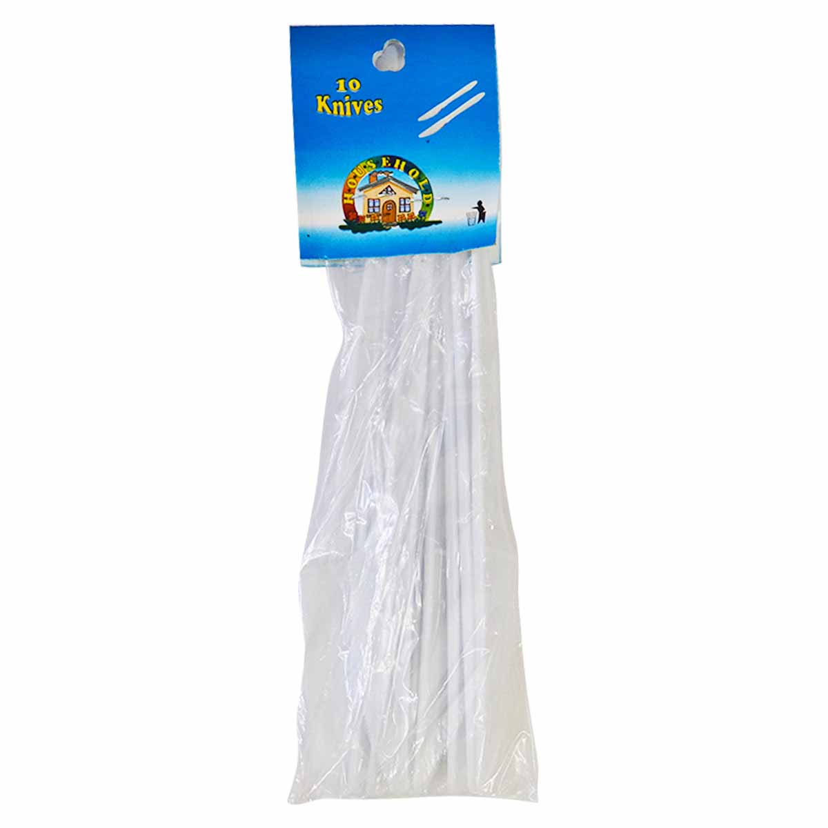 Household Plastic Knife 10s