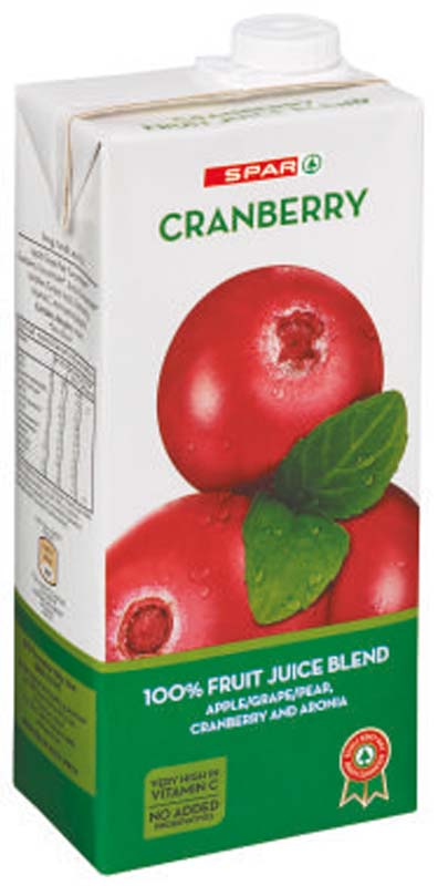 Spar Fruit Juice Cranberry 1l