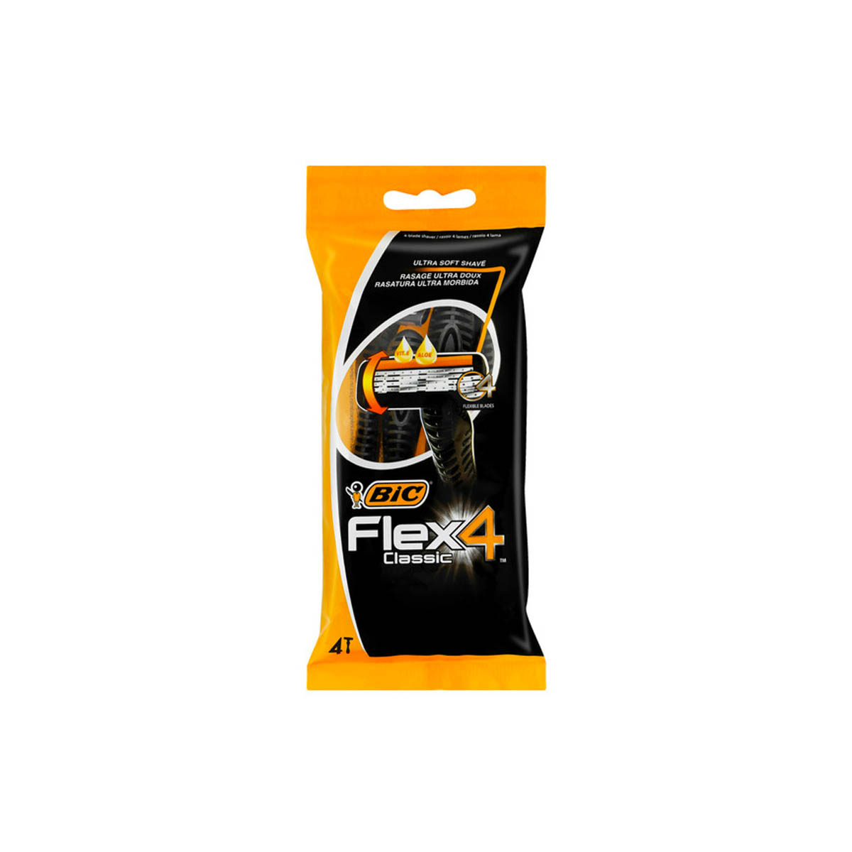 Bic Flexi N Easy Tripple Blades 4s