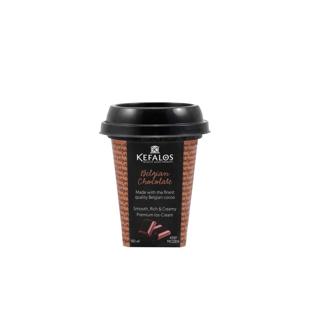 Kefalos Ice Cream Belgian Chocolate 150ml