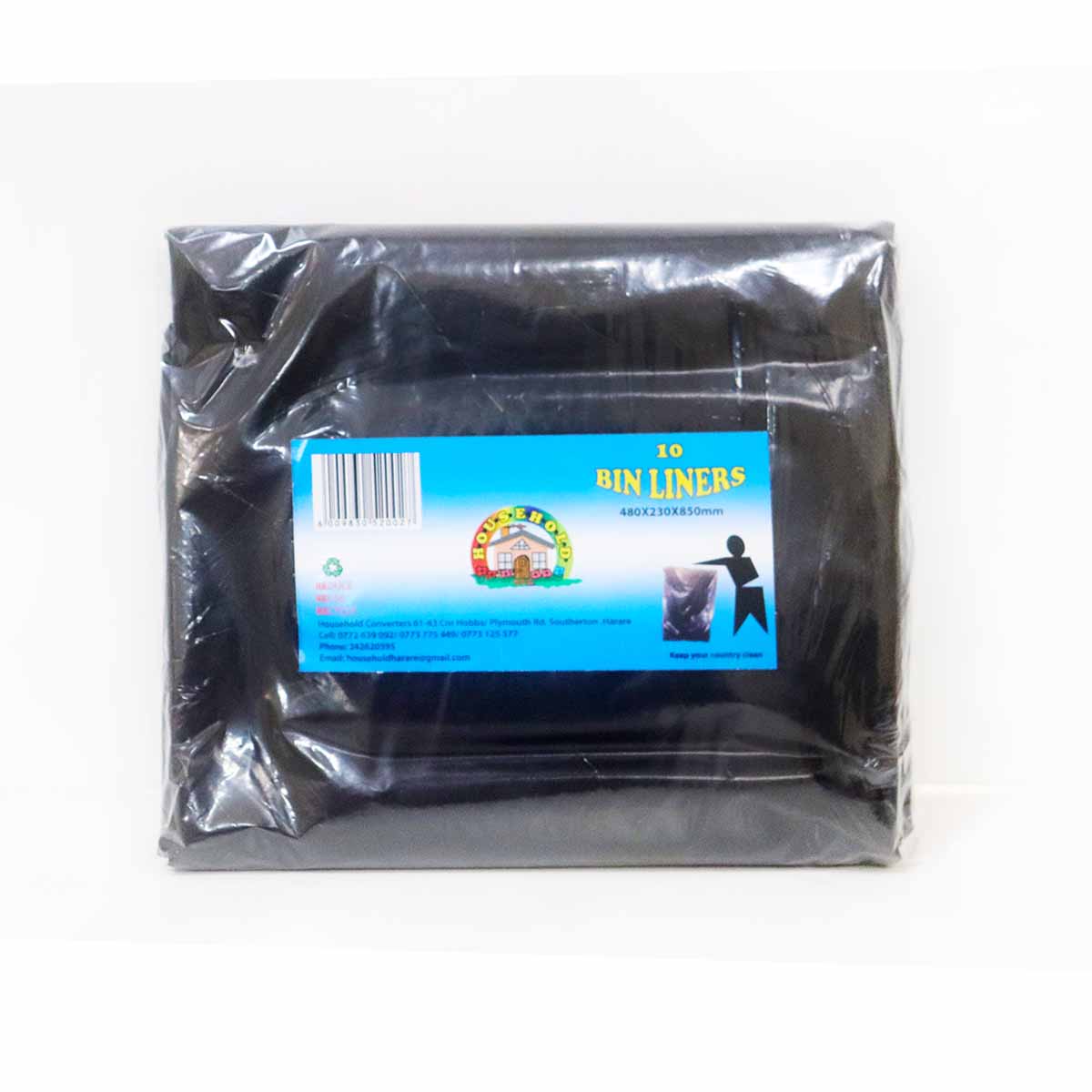Household Bin Liners Standard 10s