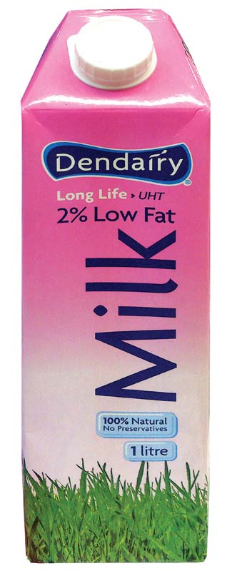 Dendairy Long Life Uht 2 Low Fat 1l