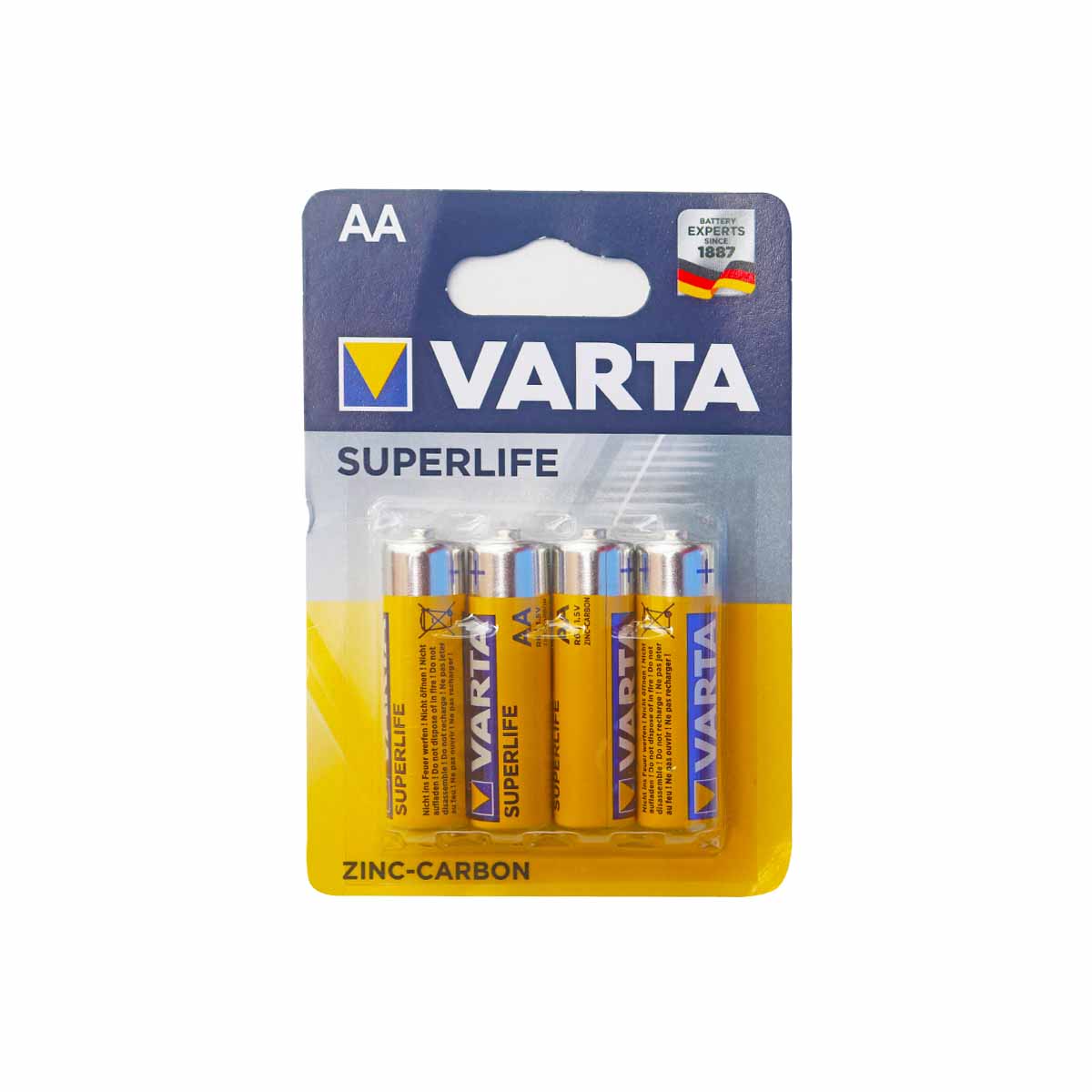 Varta Superlife Battery Aa Blister 4s