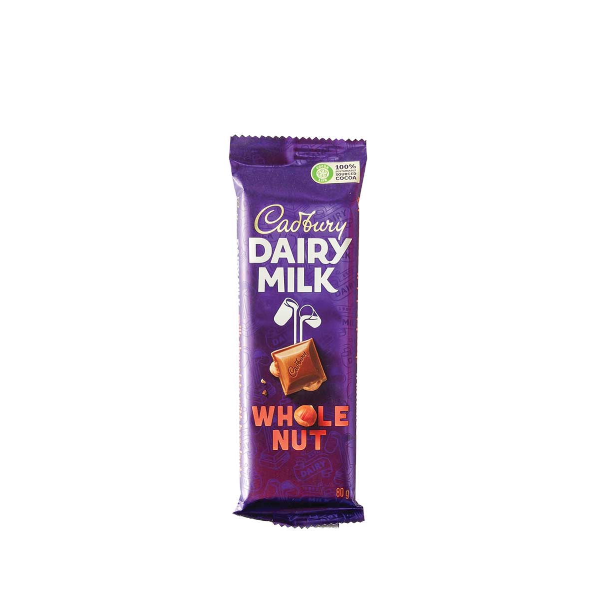 Cadbury Chocolate Whole Nut 80g