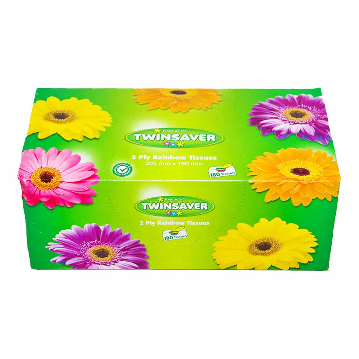 Twinsaver Rainbow Tissues 2ply 180s