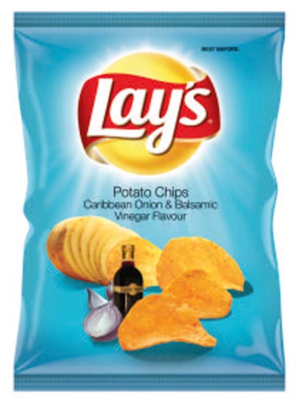 Lays Potato Chips Carib Onion Balsamic 105g