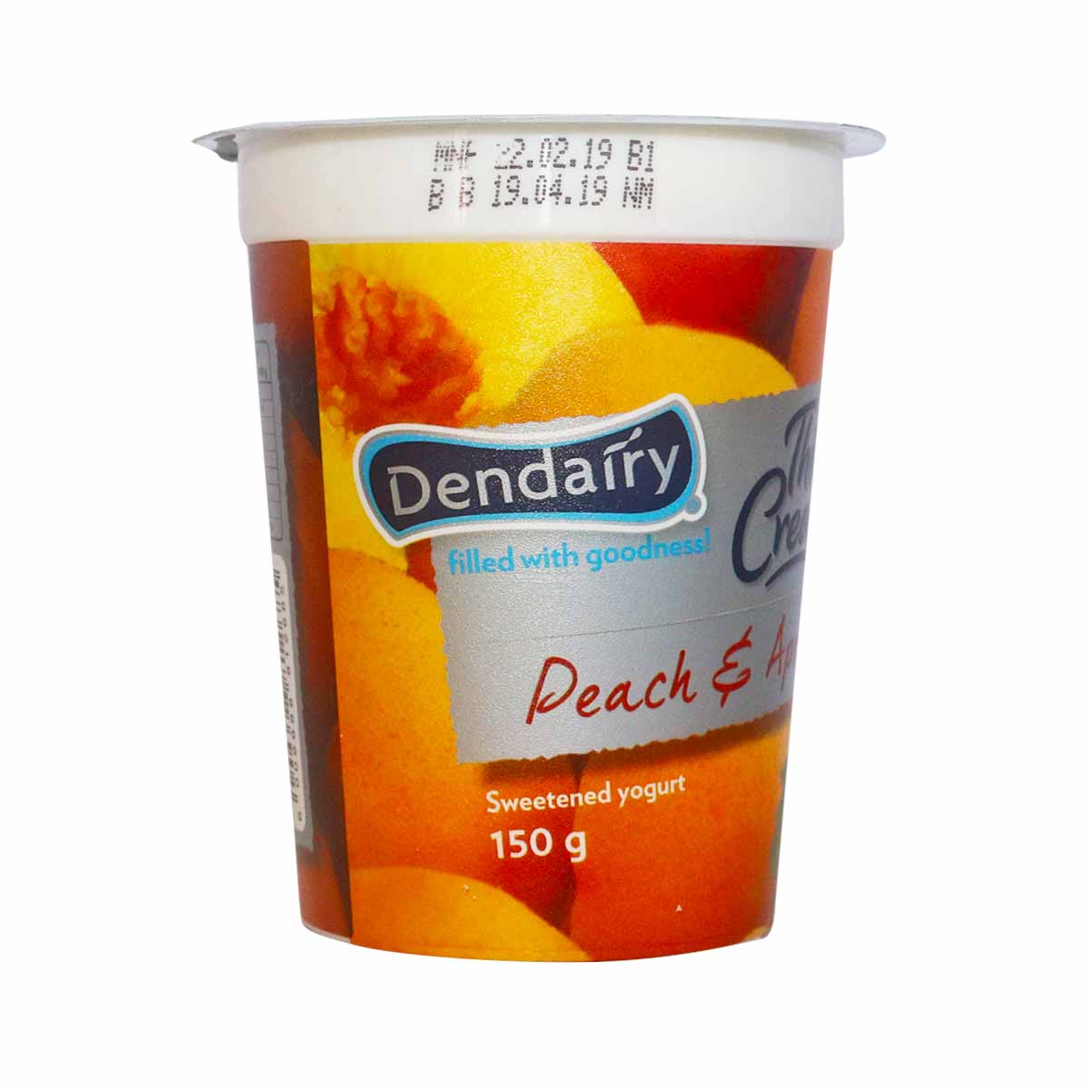 Dendairy Yoghurt Peach N Apricot 150g