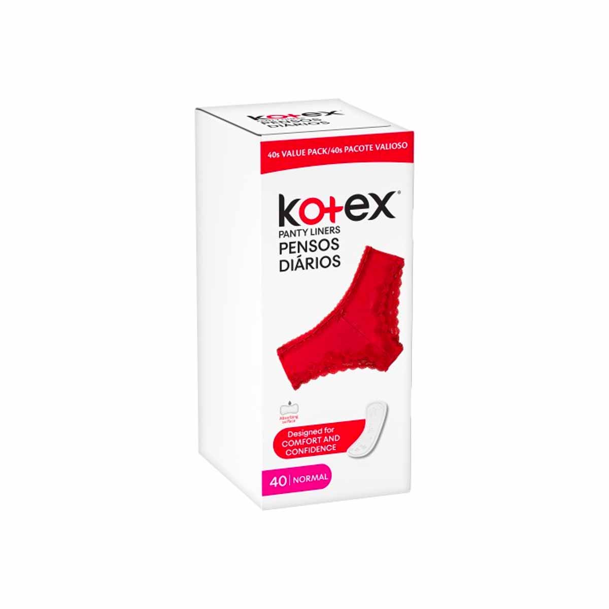 Kotex Panty Liners Normal 40s