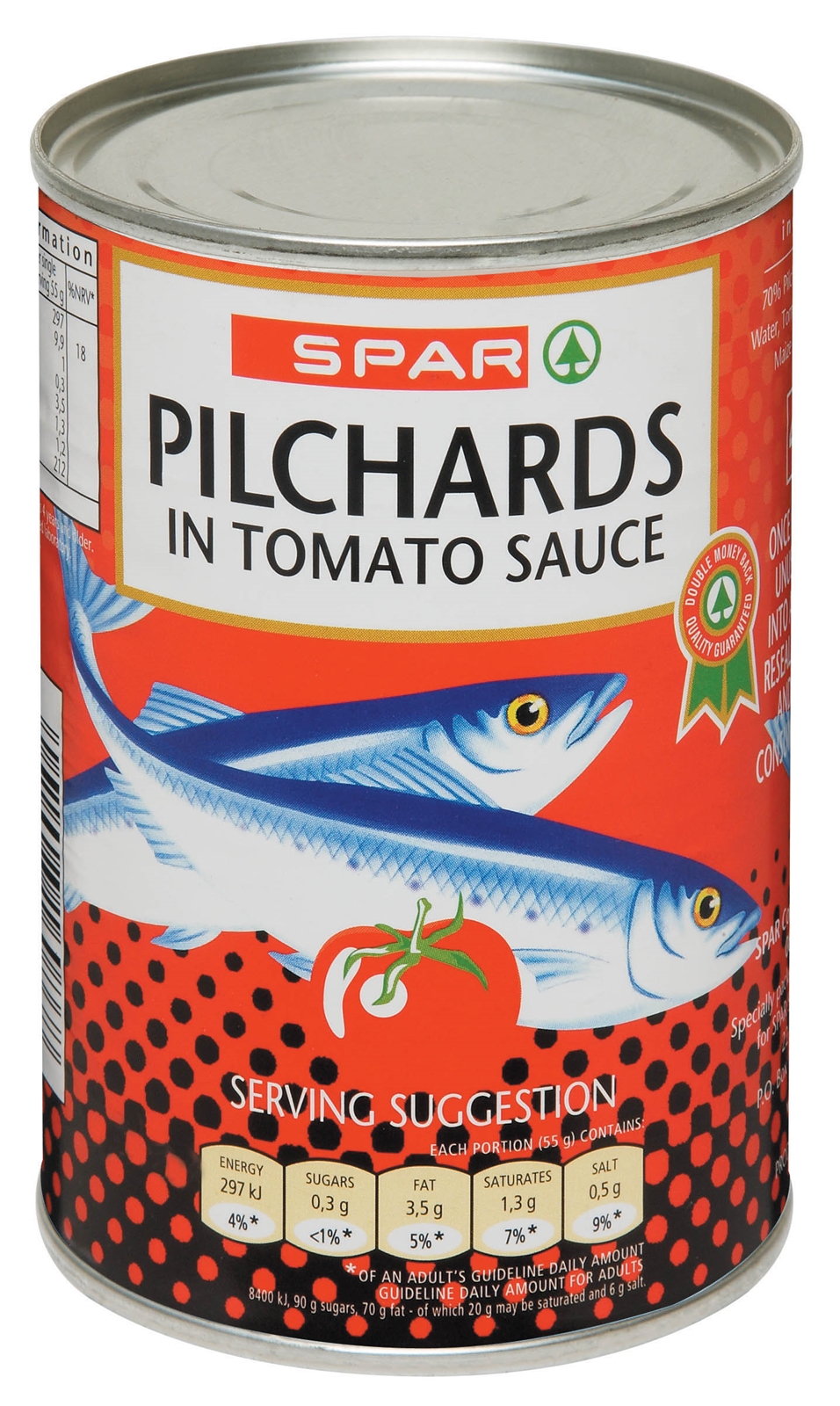 Spar Pilchards In Tomato Sauce 400g