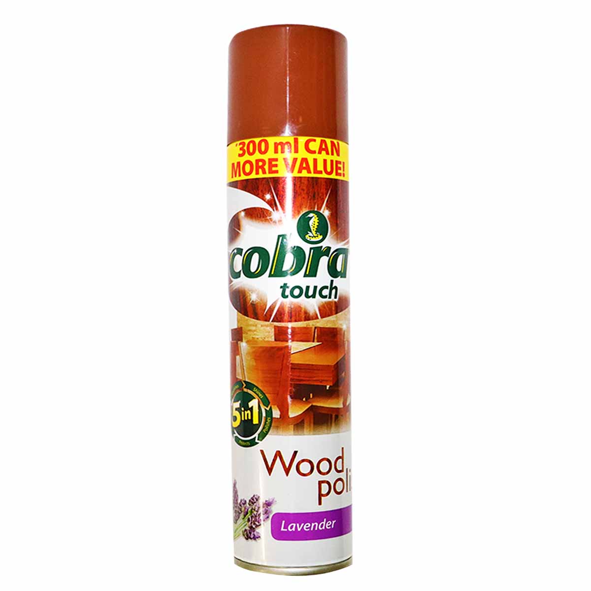 Cobra Touch Wood Polish Lavender 300ml