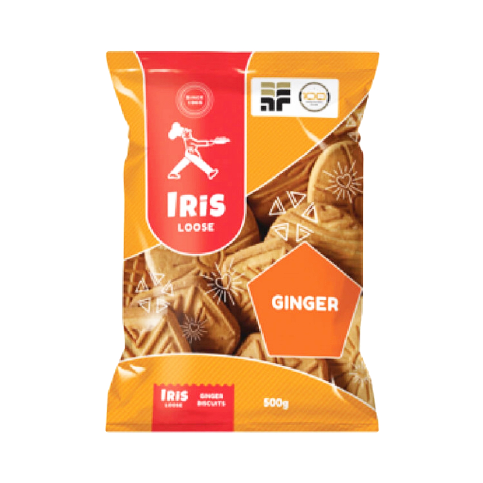Iris Loose Ginger Biscuits 500g