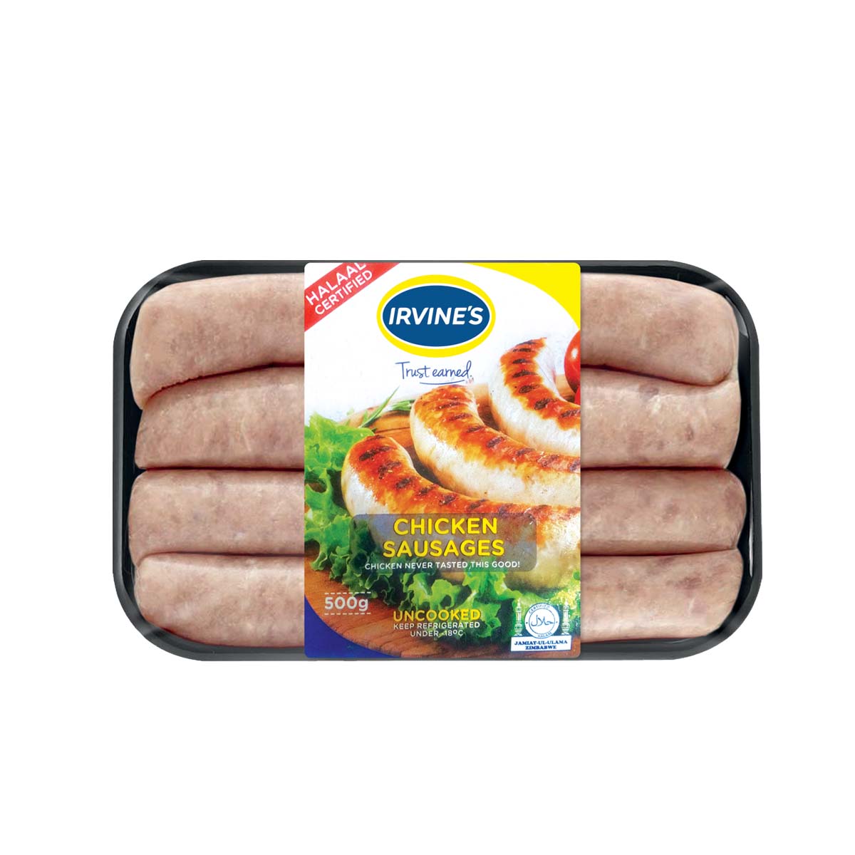 Irvines Chicken Sausage 500g