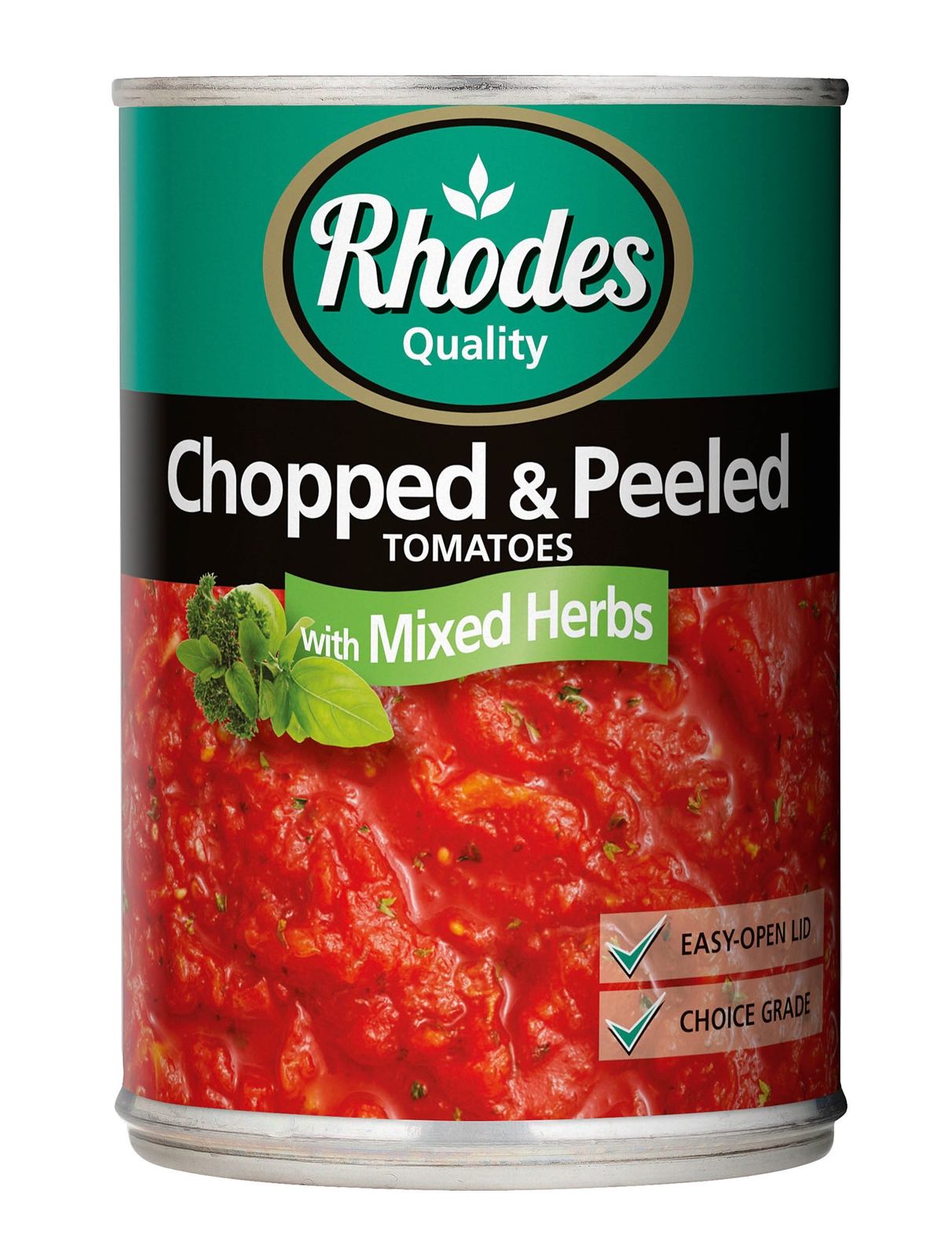 Rhodes Chopped N Peeled Tomatoes Mixed Herb