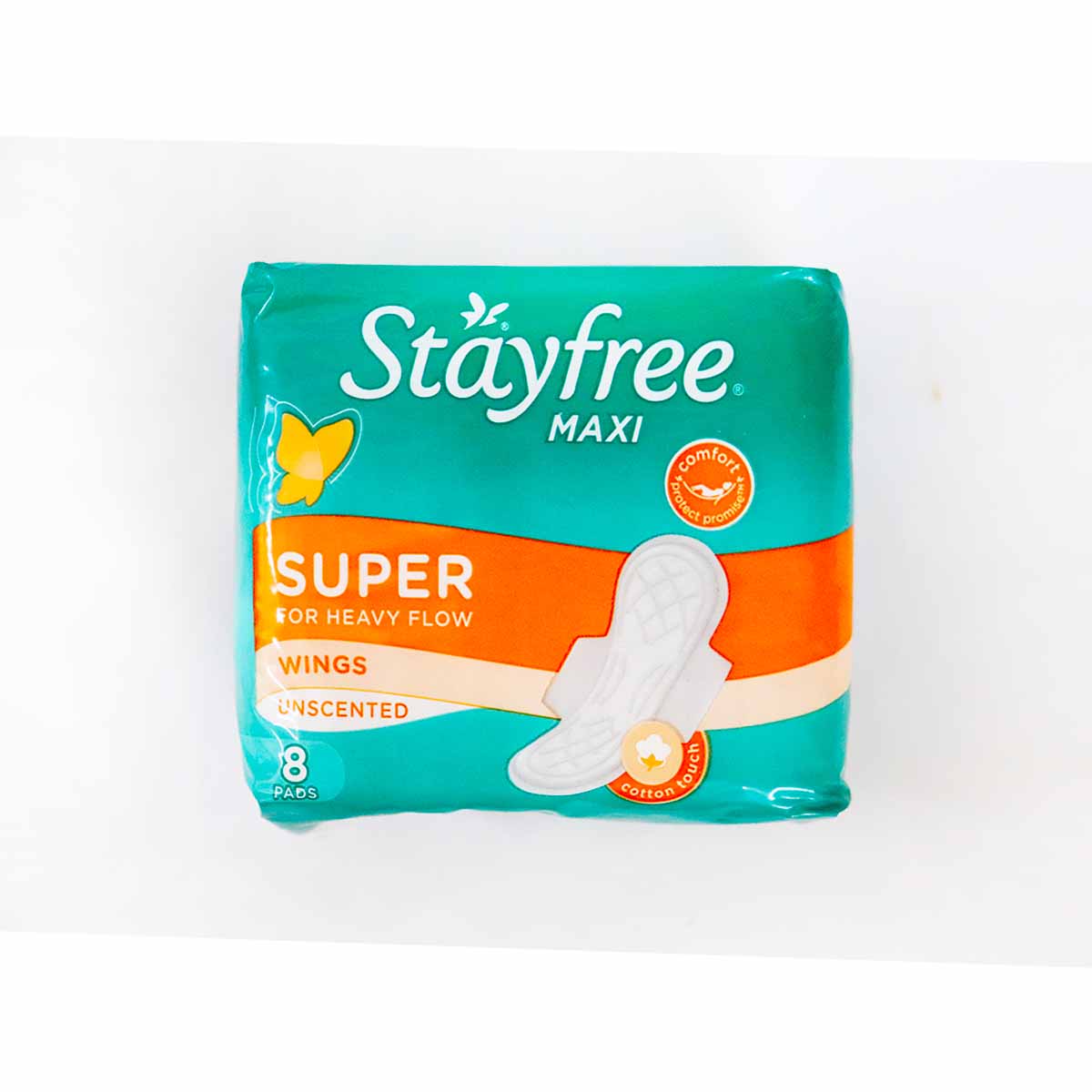 Stayfree Pads Super Unscented 8s