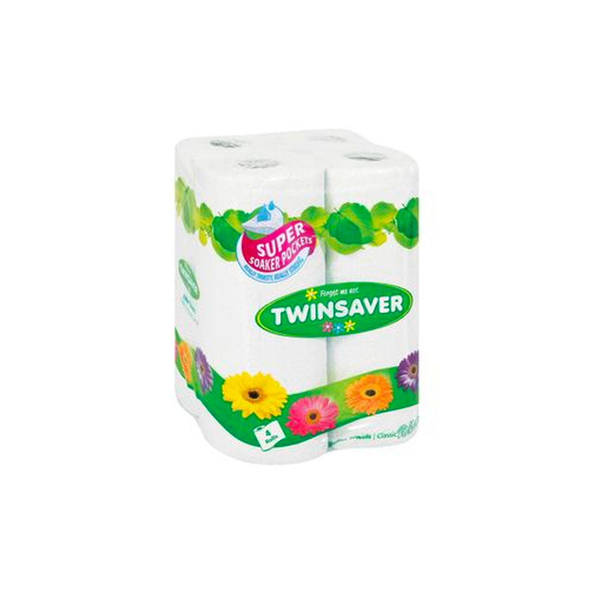 Twinsaver Roller Towel Classic White 4s