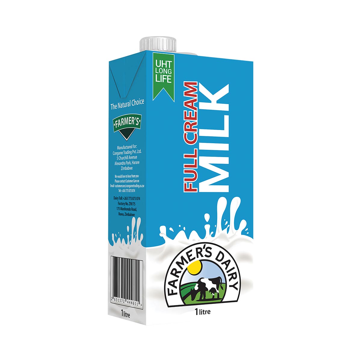 Farmers Dairy Milk Full Cream 1l