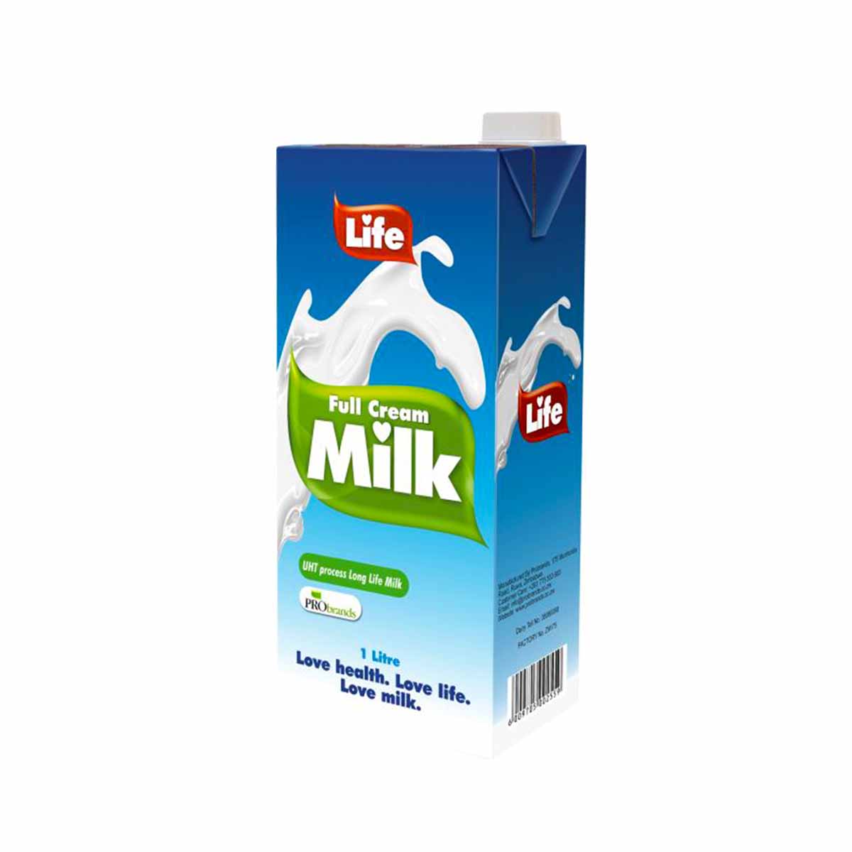 Probrands Life Full Cream Milk 1l