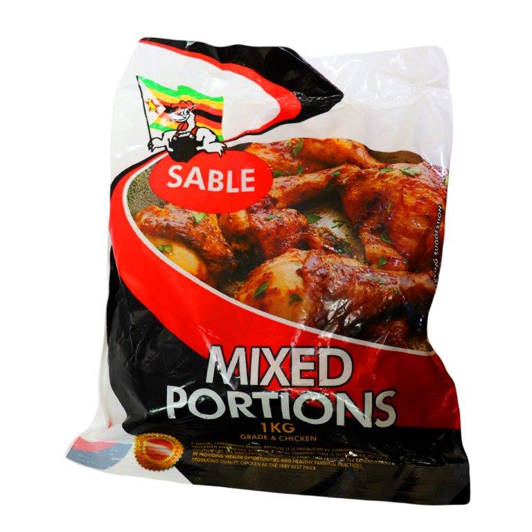 Sable Chicken Mixed Portions 1kg