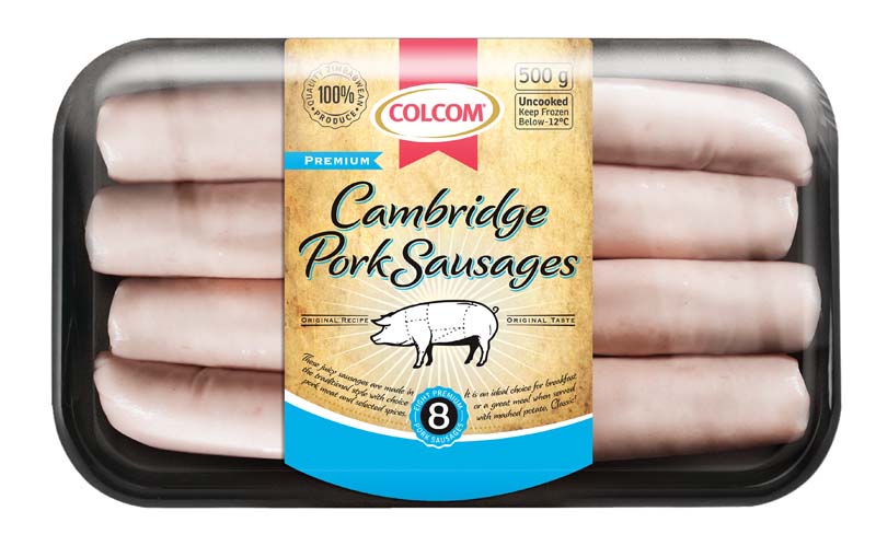Colcom Cambridge Pork Sausage 500g