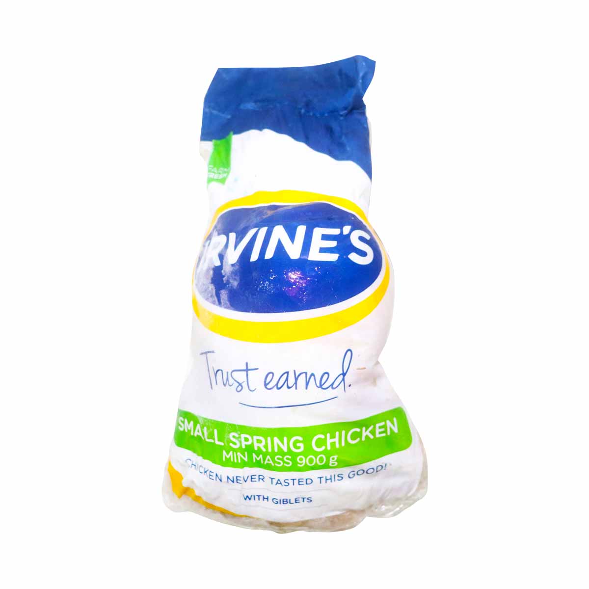 Irvines Spring Chicken Green 900g Small
