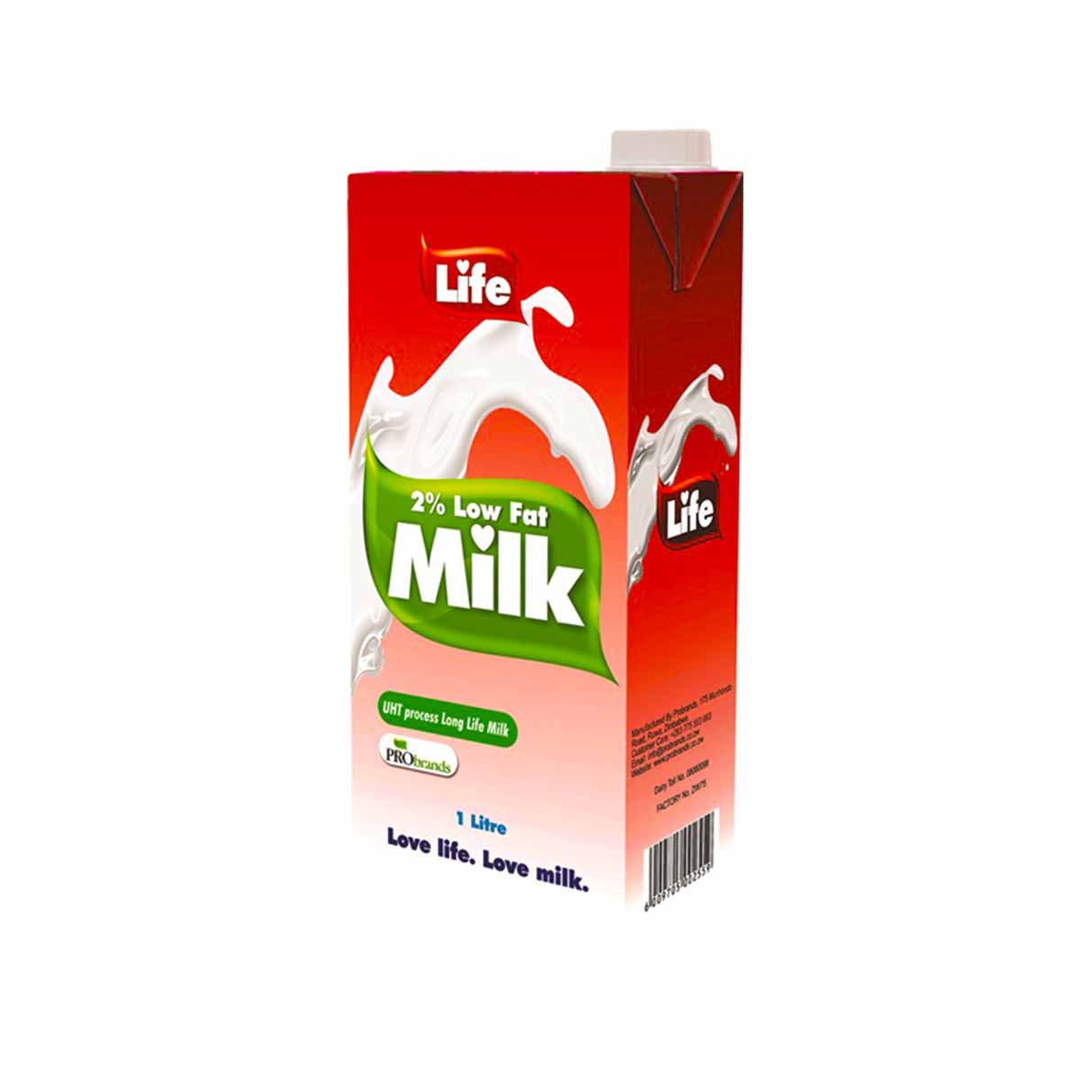 Probrands Life Milk Low Fat 2 1l