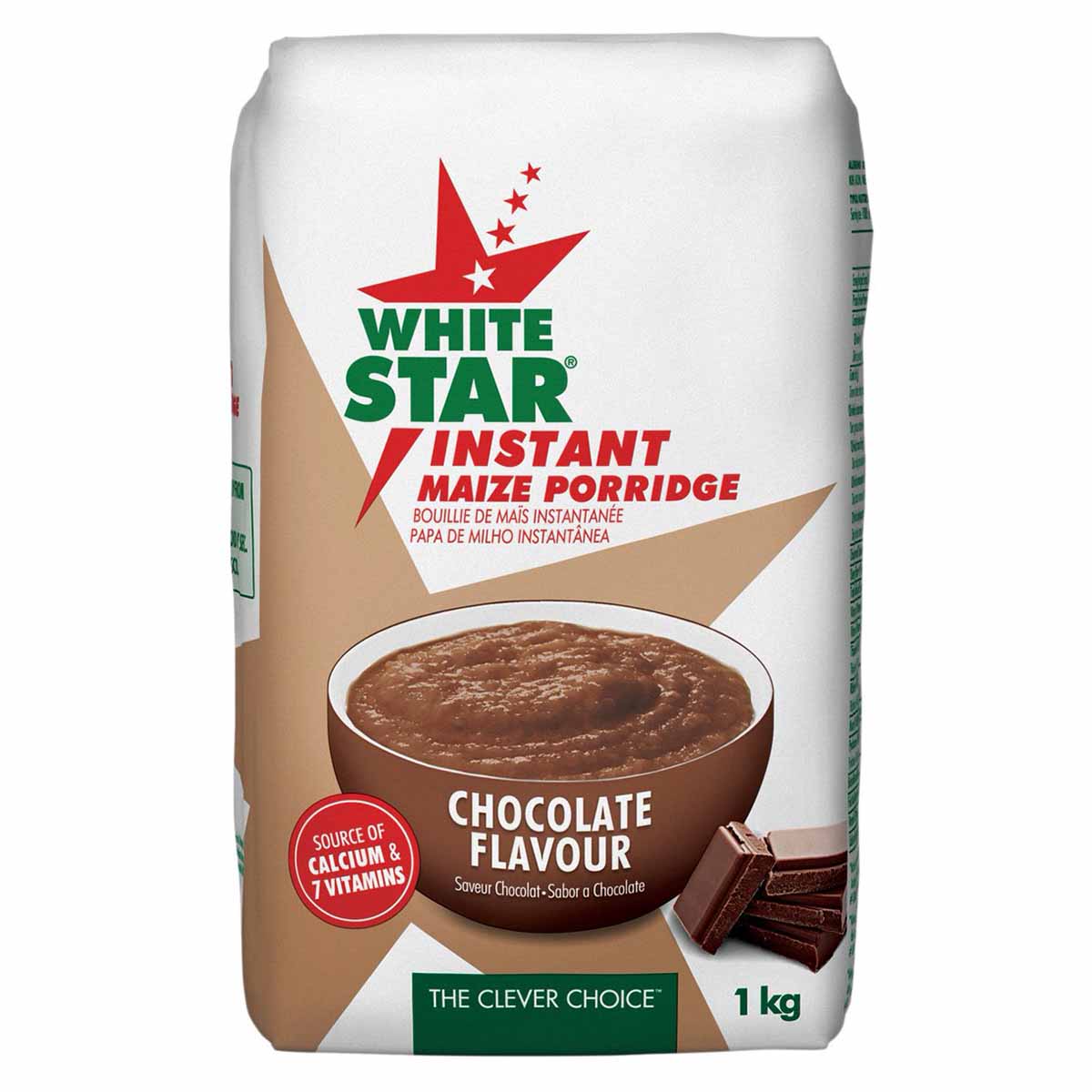 Whitestar Instant Porridge Chocolate 1kg