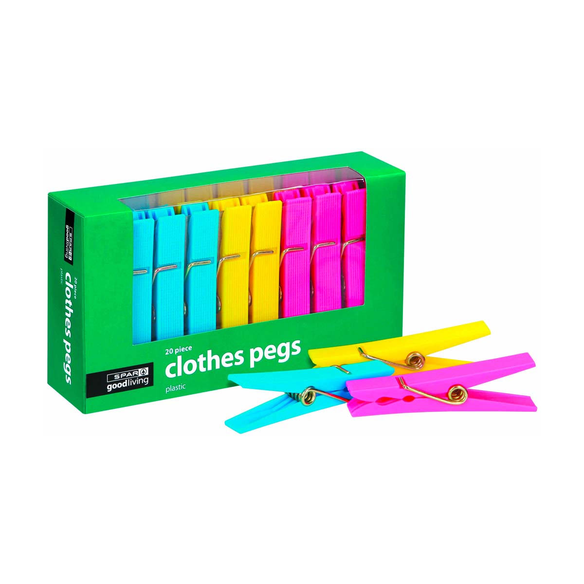 Good Living Clothes Pegs Plastic 20s