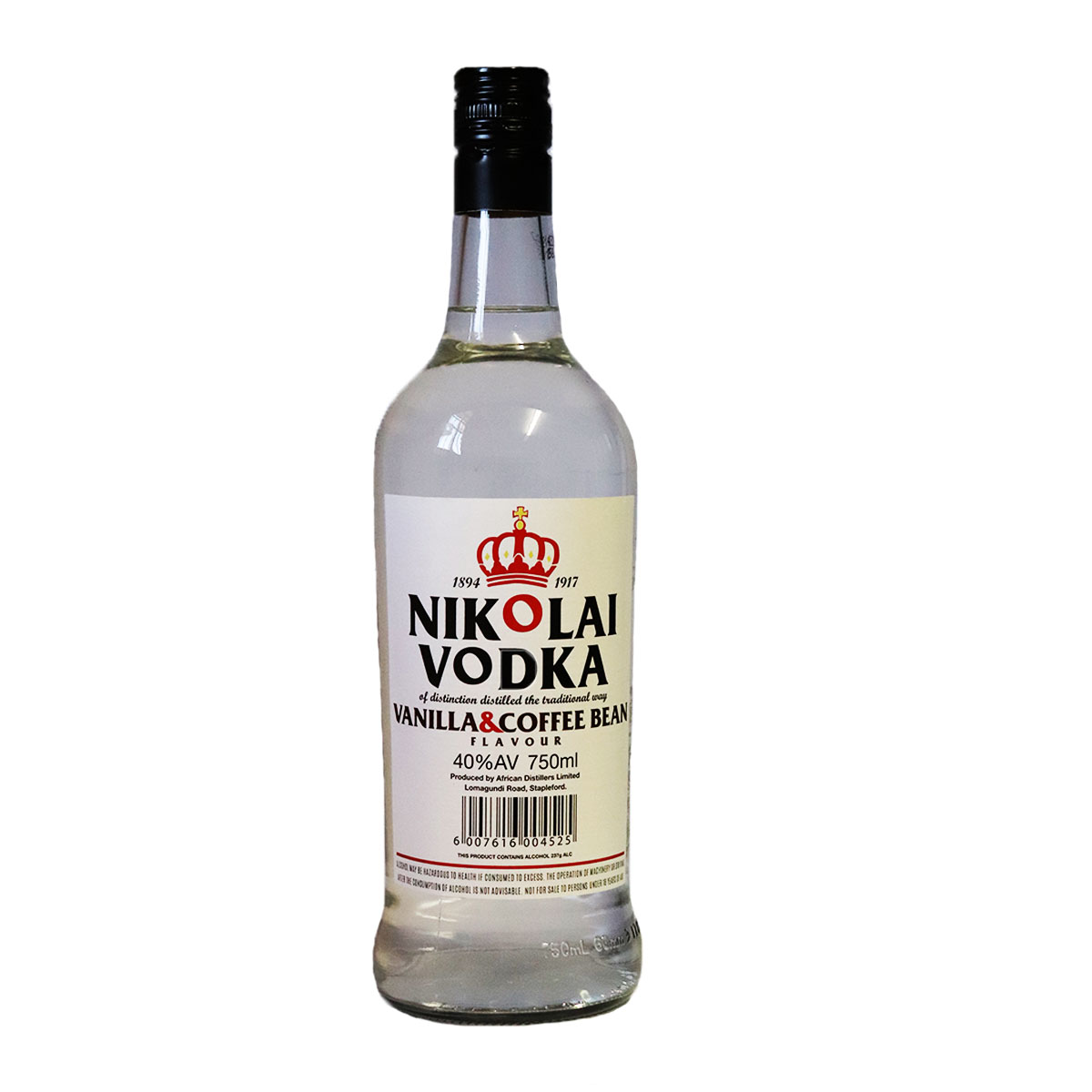 Nikolai Vodka Vanilla N Coffee Bean 750ml