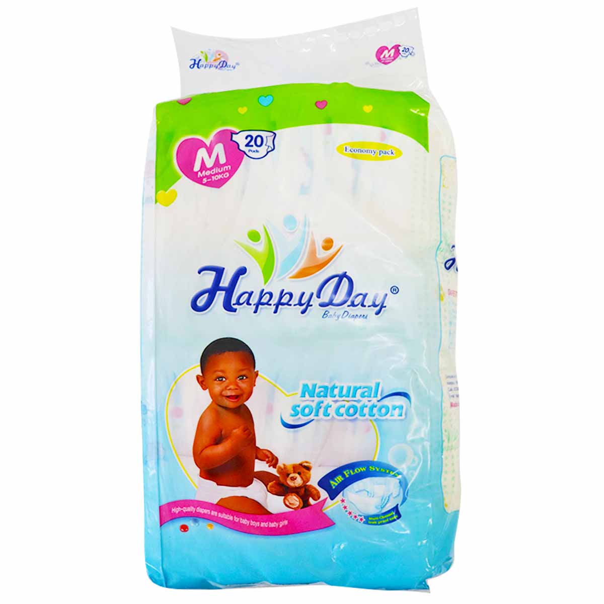 Happy Day Diapers Medium 20s
