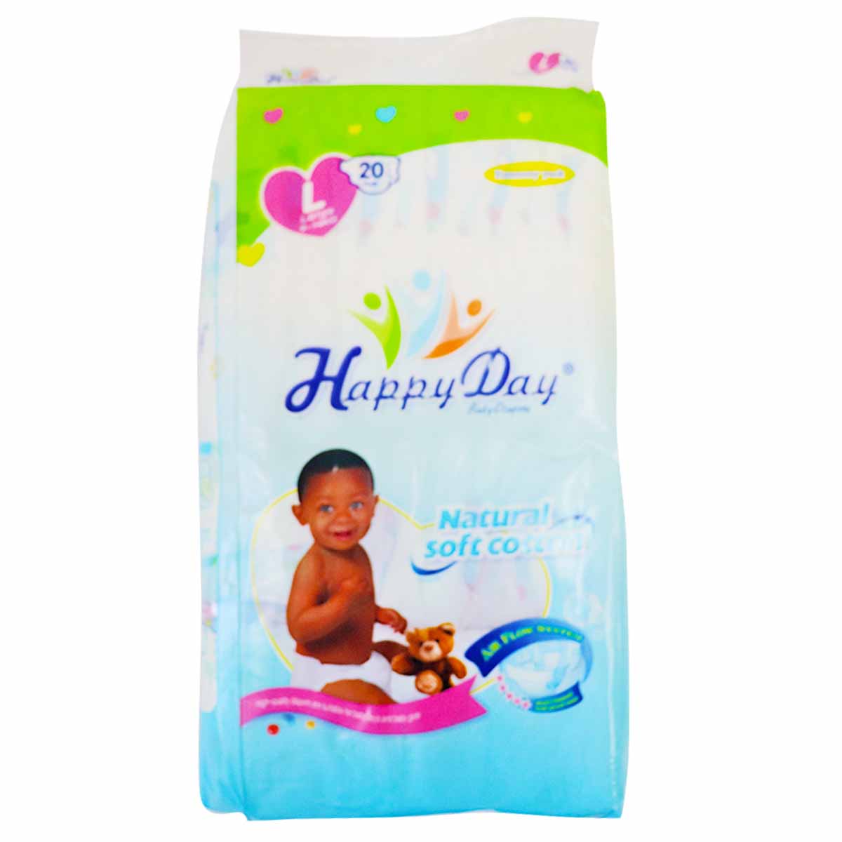 Happy Day Diapers Large 20s