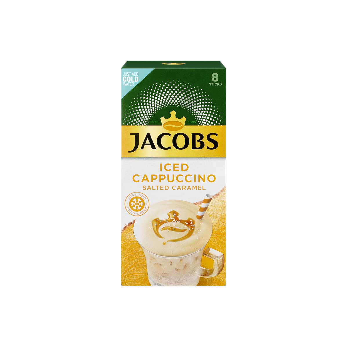 Jacobs Iced Cappuccino Salted Caramel 8x12