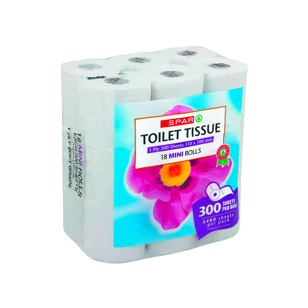 Spar Toilet Tissue 1ply Mini 18s