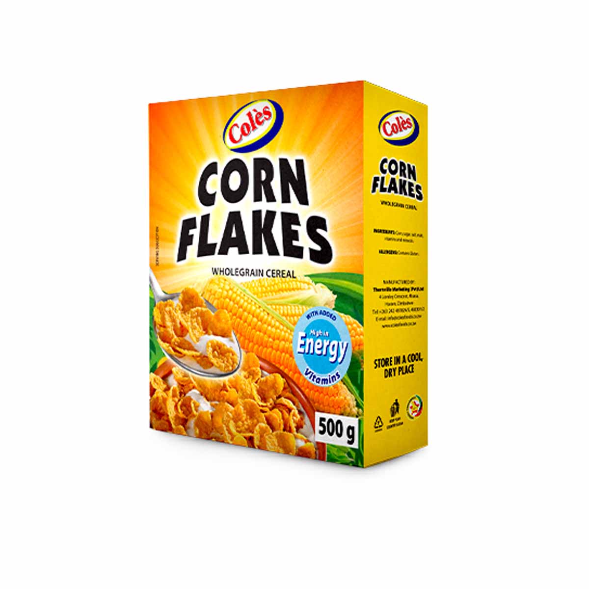Coles Wholegrain Cornfalkes 500g