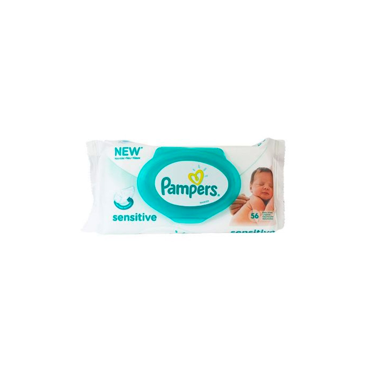 Pampers Baby Wipes Aqua Tub 56s