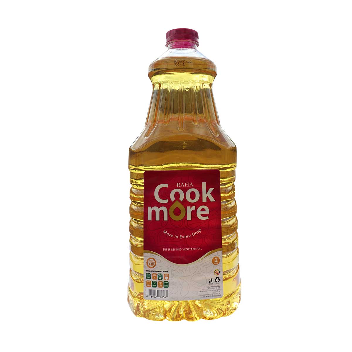 Raha Cookmore Veg Cooking Oil 2l