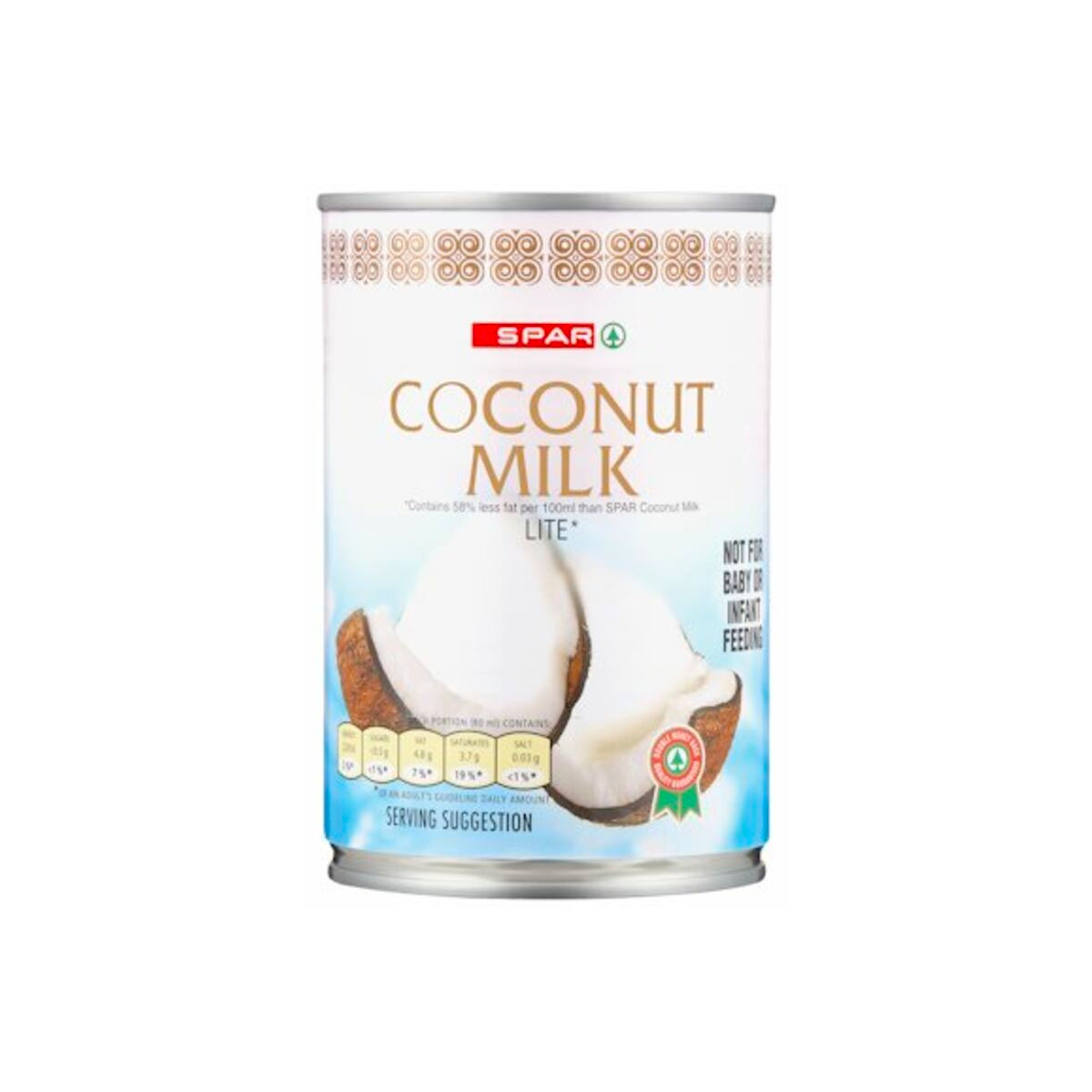 Spar Coconut Milk 14 15 400ml