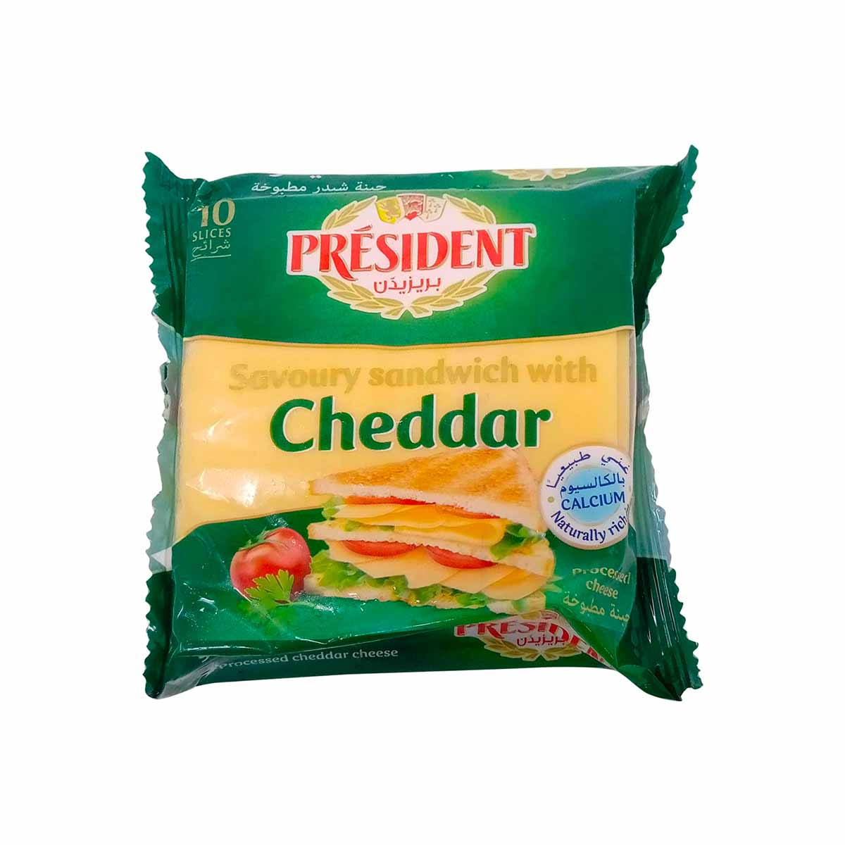 President Cheese Slices Cheddar 100g