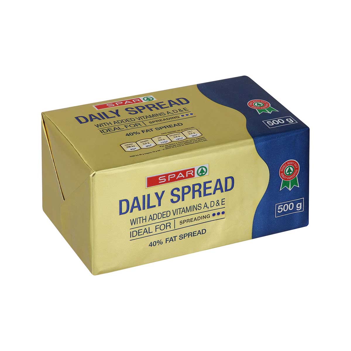 Spar 40 Margarine Brick 500g