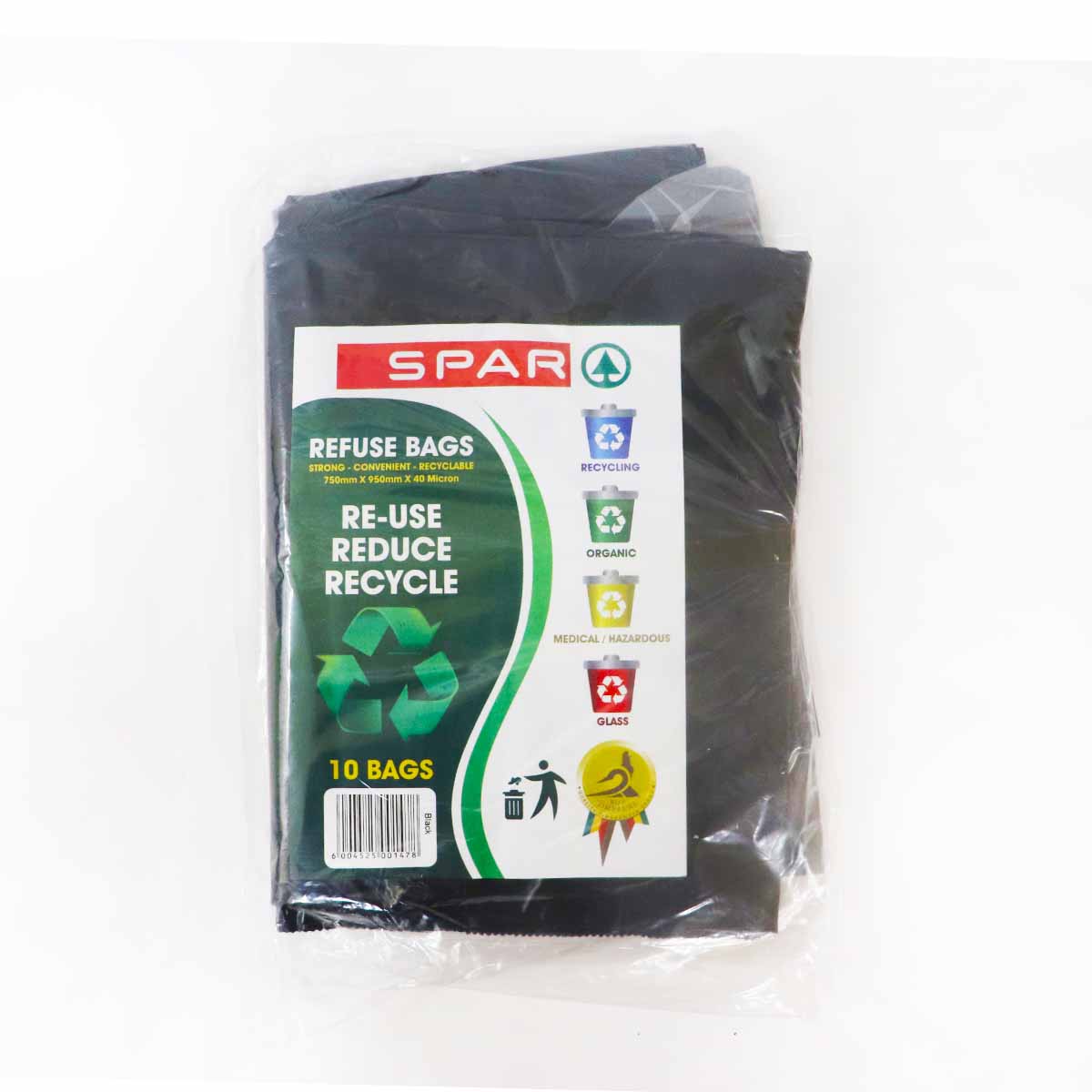 Spar Refuse Bags Black 10s