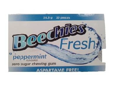 Chewing Gum Peppermint 14.5g Beechies