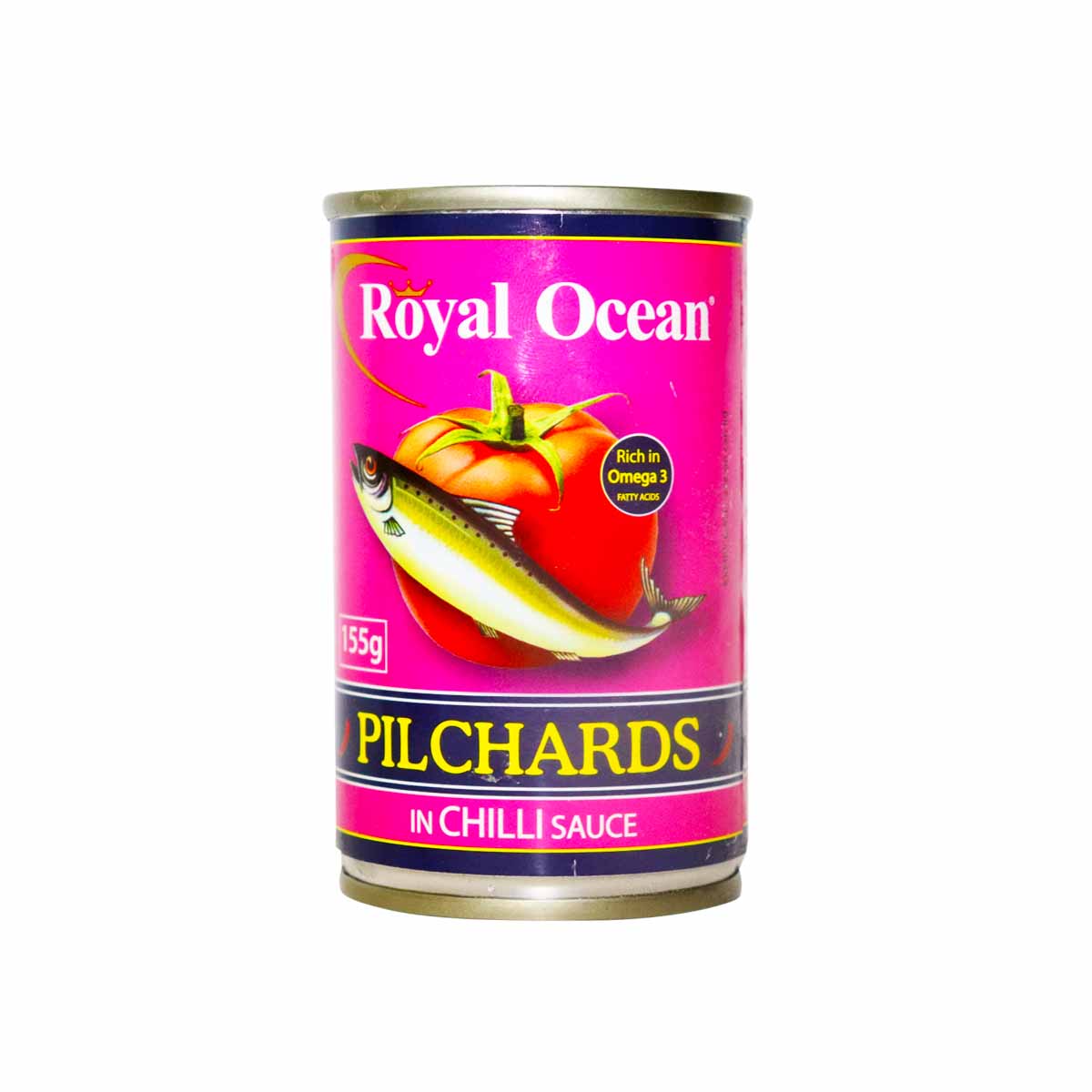 Royal Ocean Pilchards In Chilli Sauce 155g