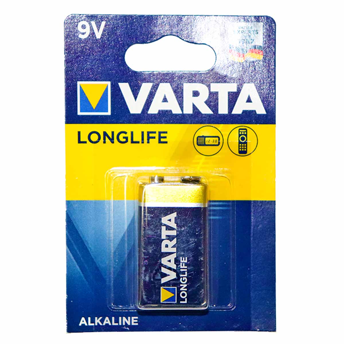 Varta Long Life Blister Batteries 9v 1s