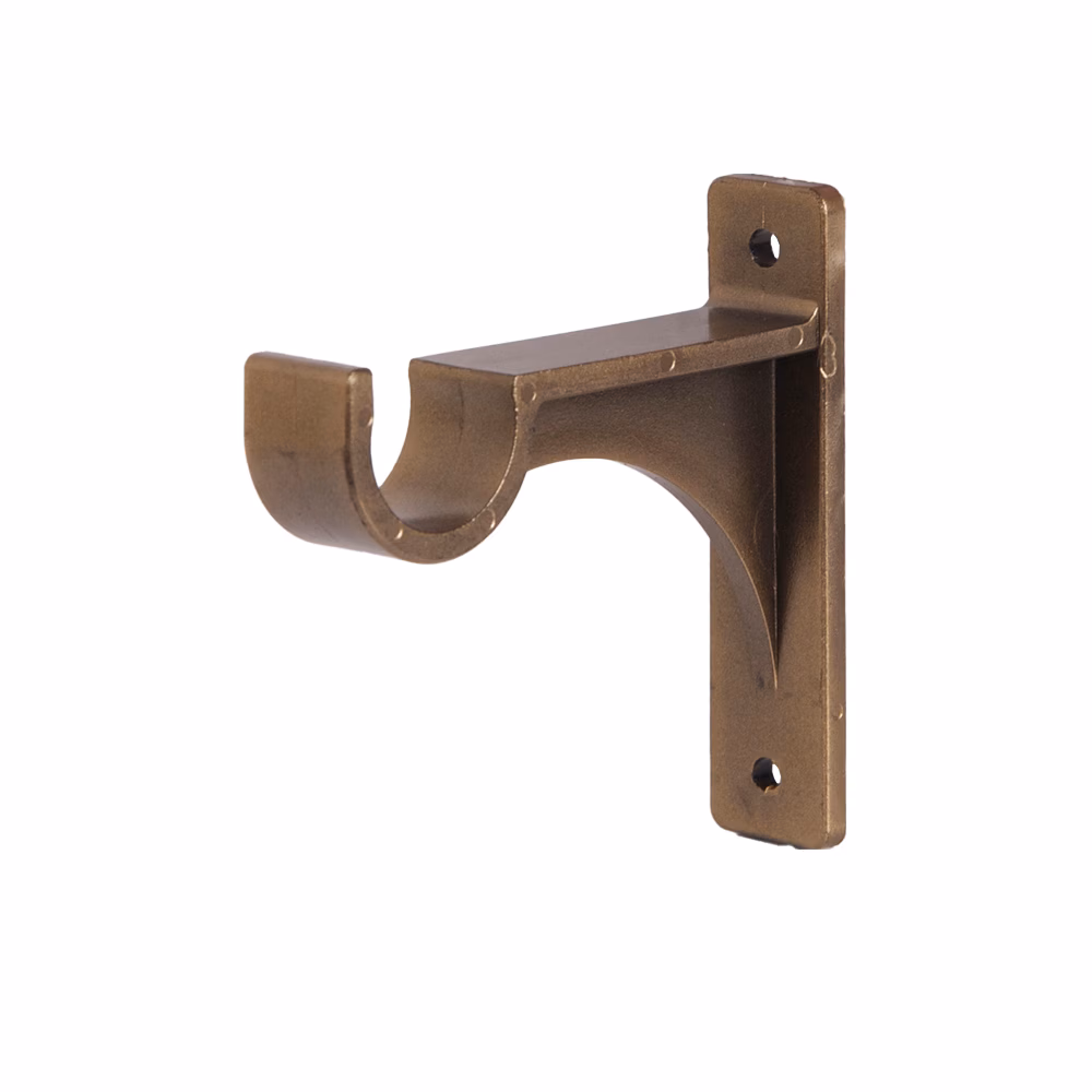 Kc Bracket Single Plastic Antq Bronze 2 P/Pack