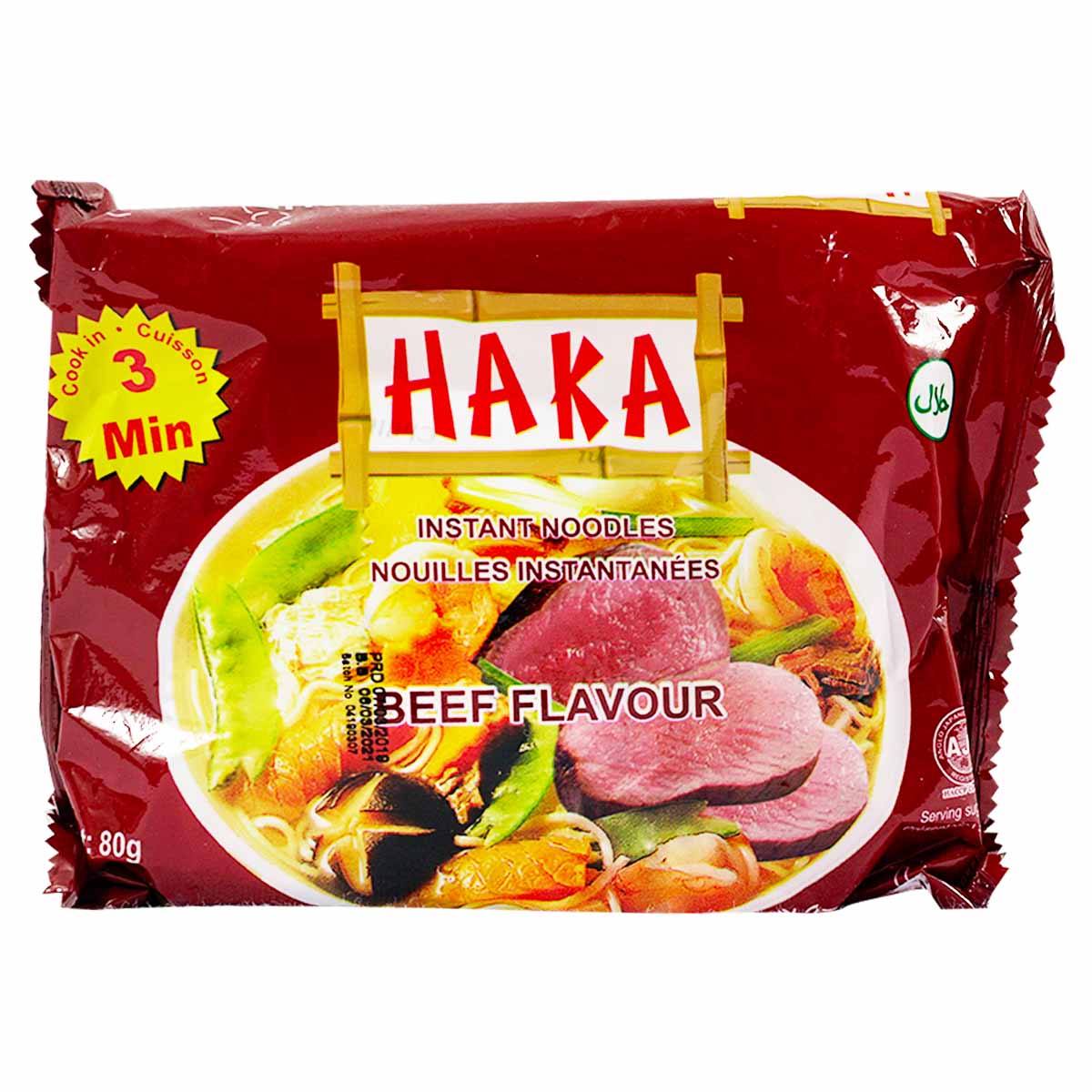 Haka Instant Noodles Beef Flav 80g