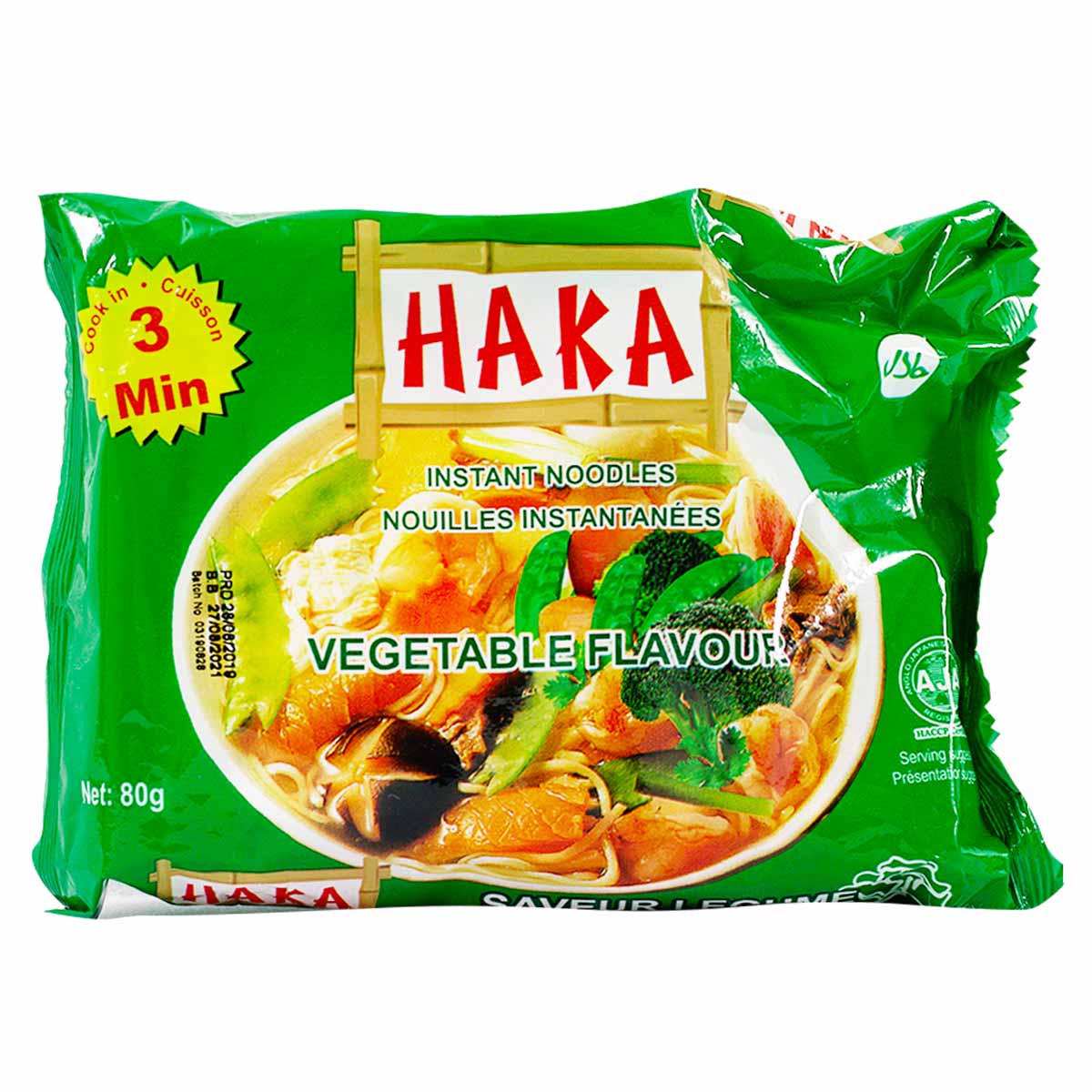 Haka Instant Noodles Vegetable Flav 80g