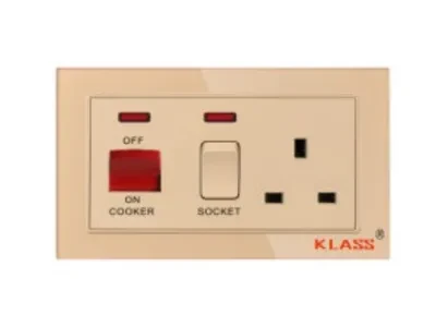 Cooker Switch 3 X 6 Bronze Ks8053 Klass