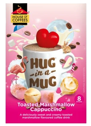 HOC HUG IN A MUG Marshmallow Cappuccino 24g x 8