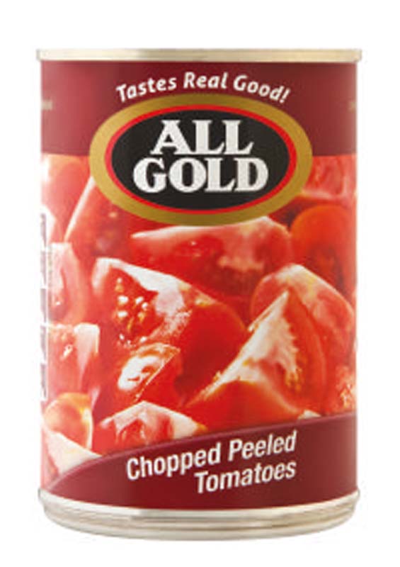 All Gold Chopped Peeled Tomato 410g
